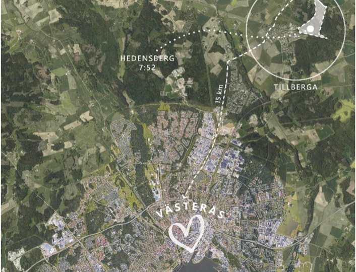Nytt järnvägskopplat logistikcenter växer fram i Västerås